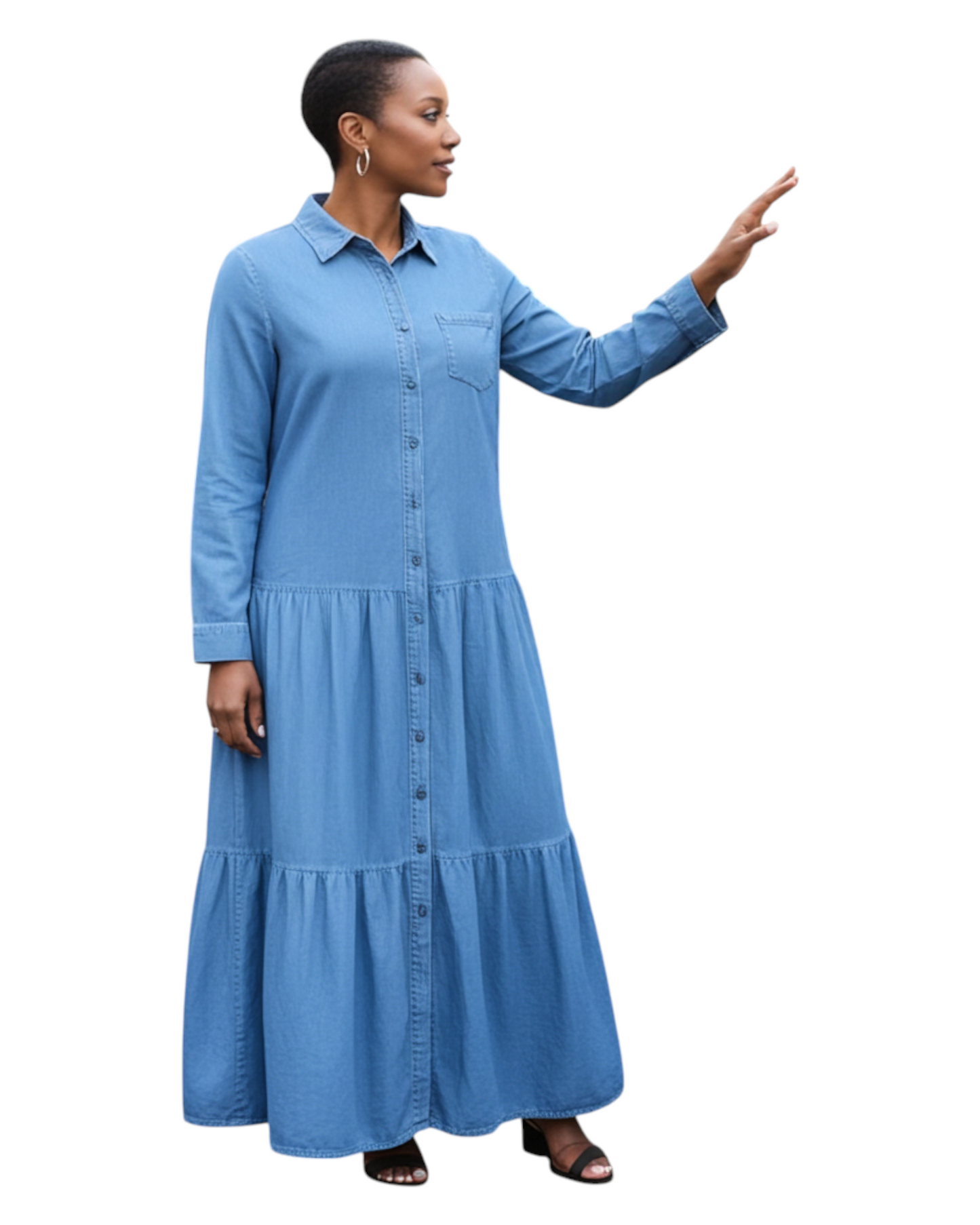 Denim Solace Maxi Dress