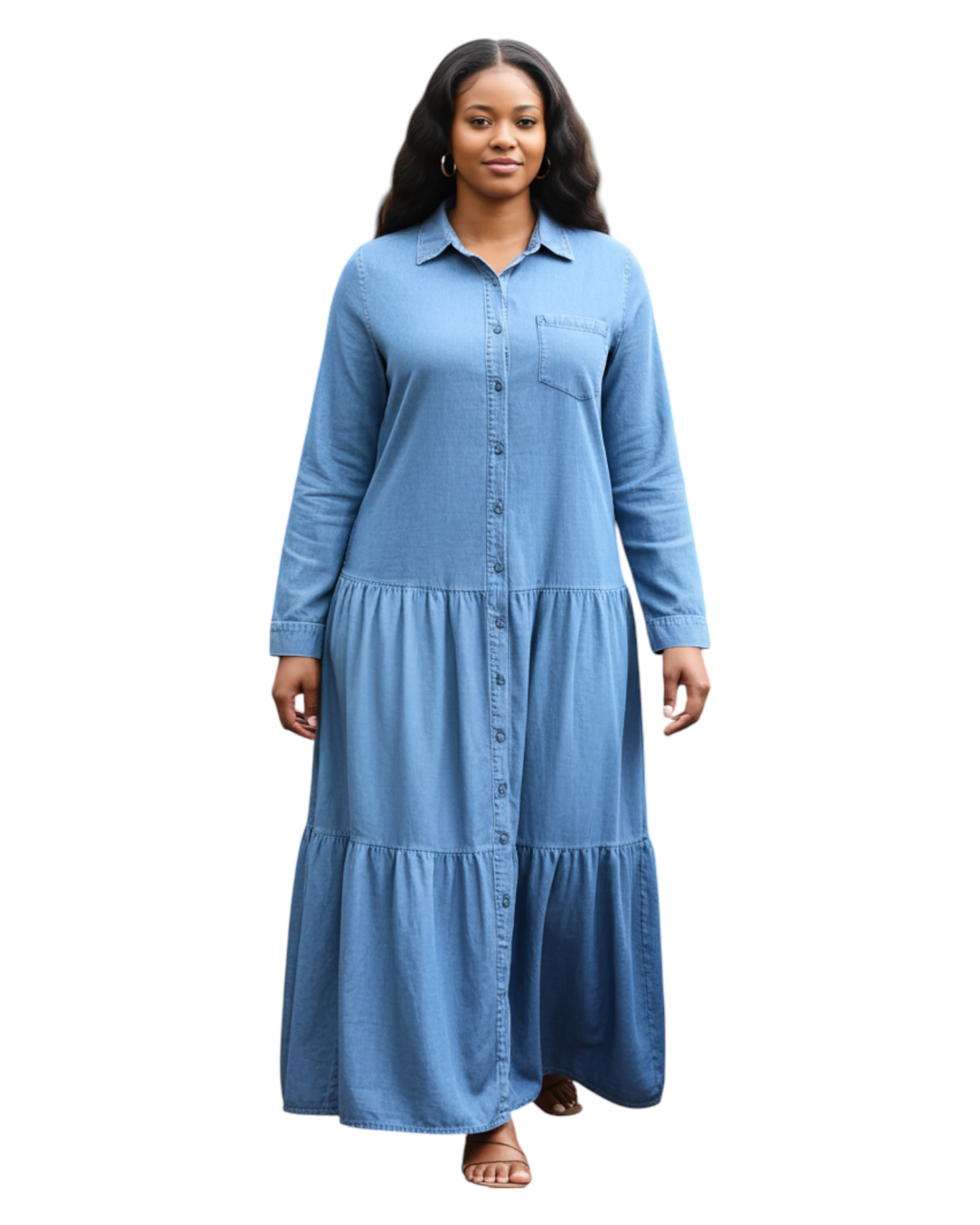 Denim Solace Maxi Dress