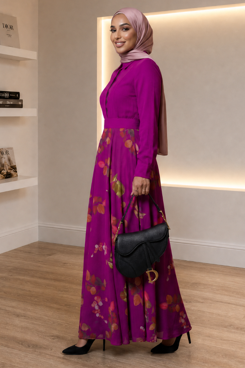 Luxe Harmony Maxi Dress - Purple