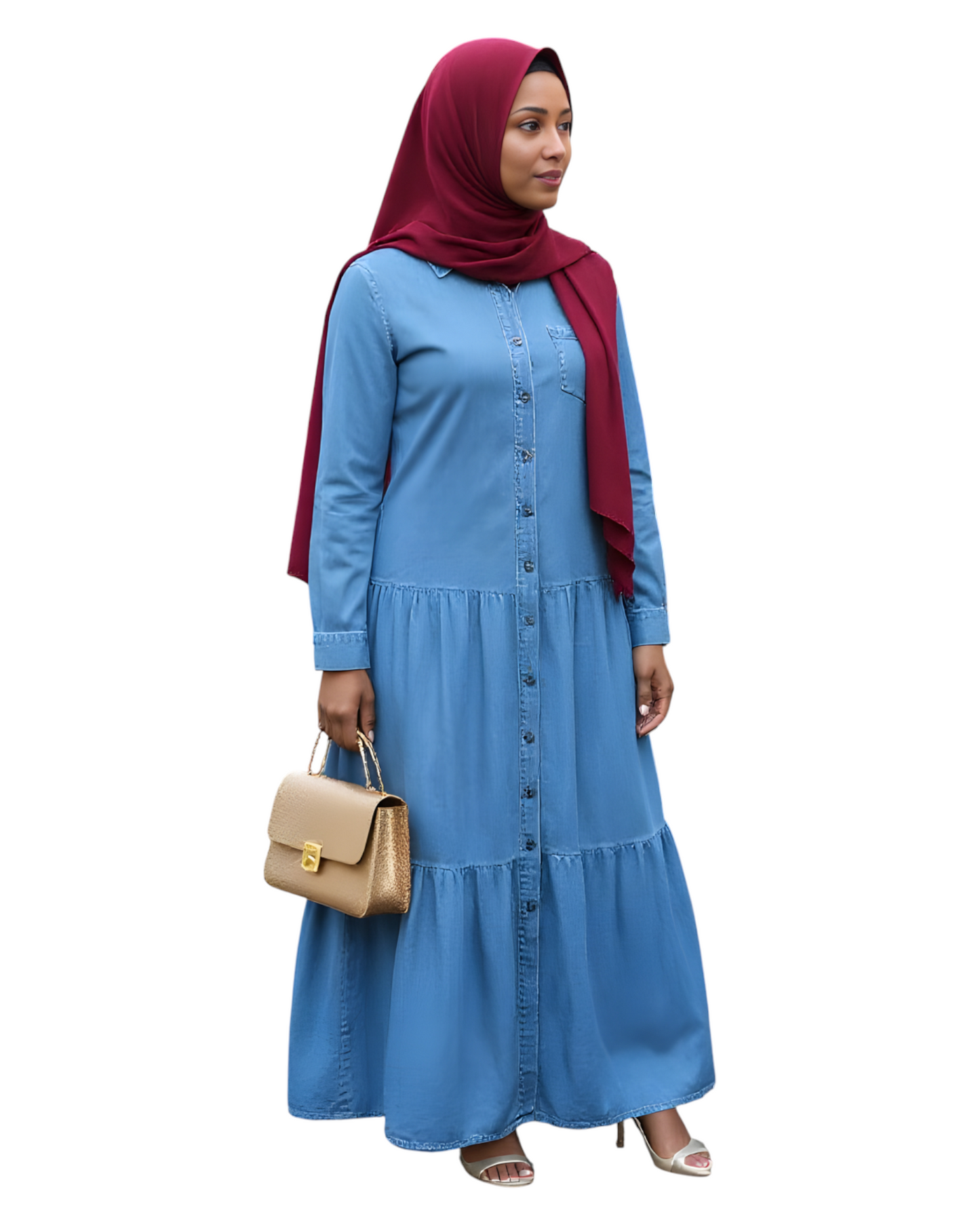 Denim Solace Maxi Dress