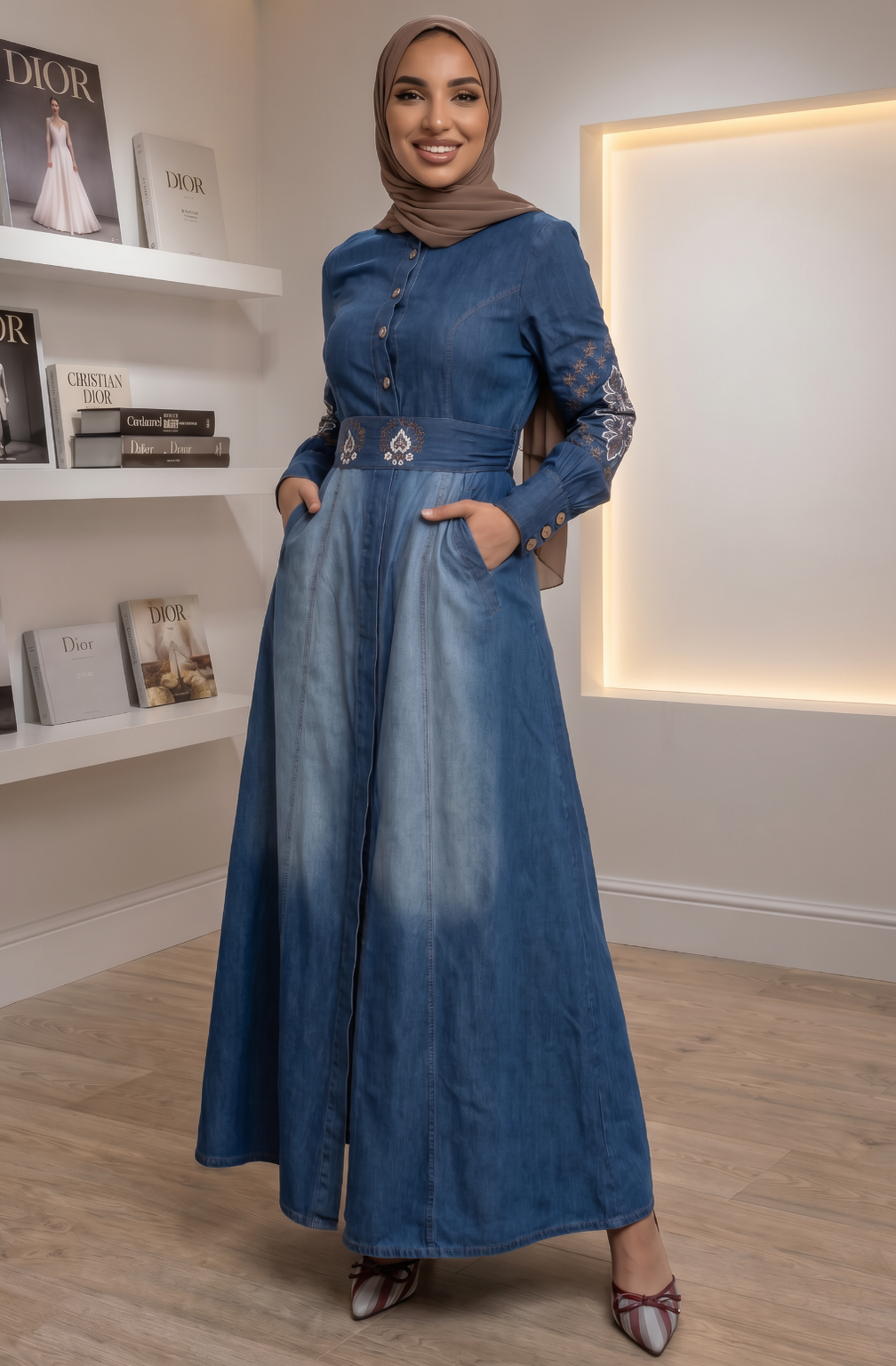 Indigo Maxi Dress