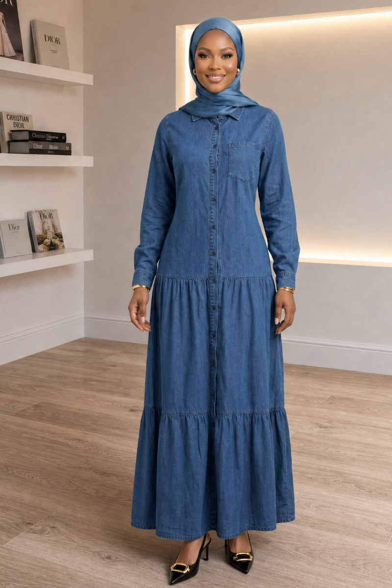 Denim Solace Maxi Dress