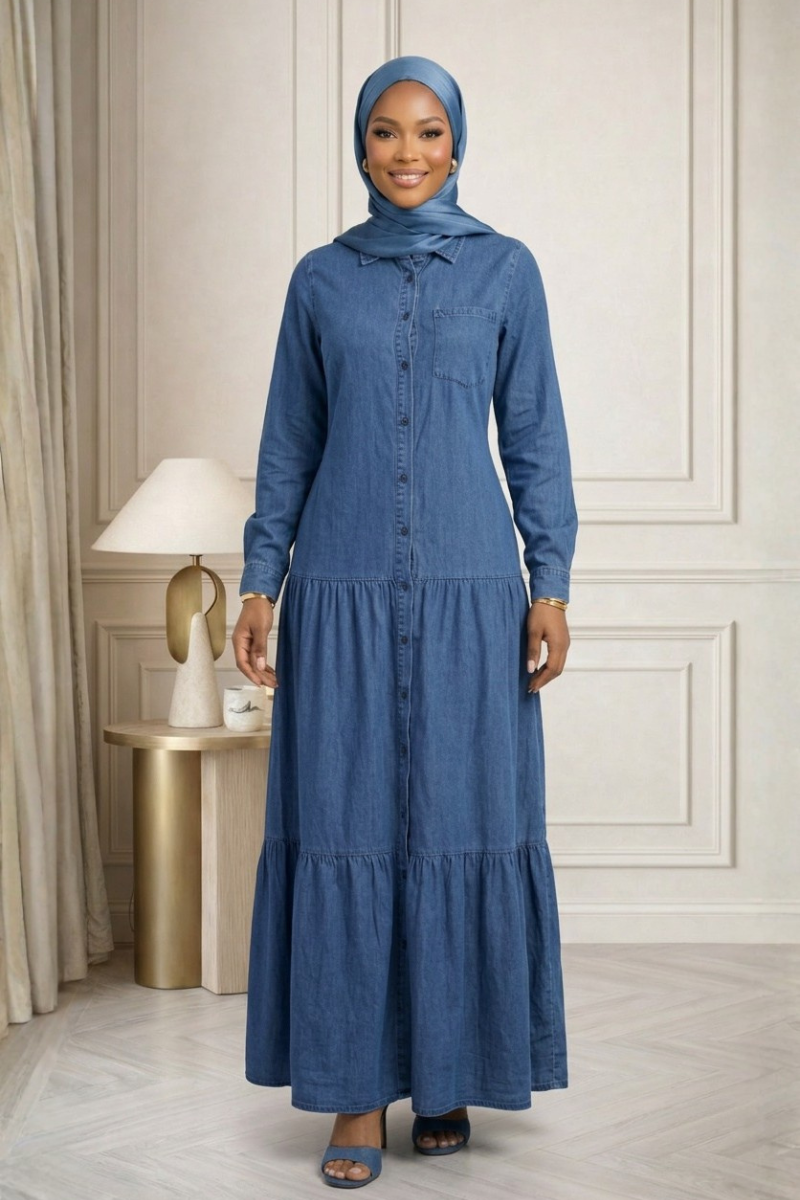 Denim Solace Maxi Dress