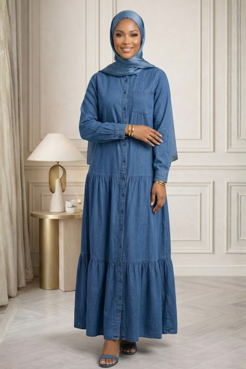 Denim Solace Maxi Dress