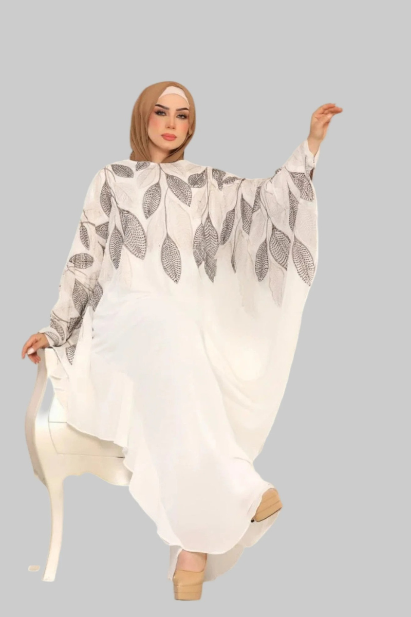 Nawārah Two-Piece Embroidered Abaya Set