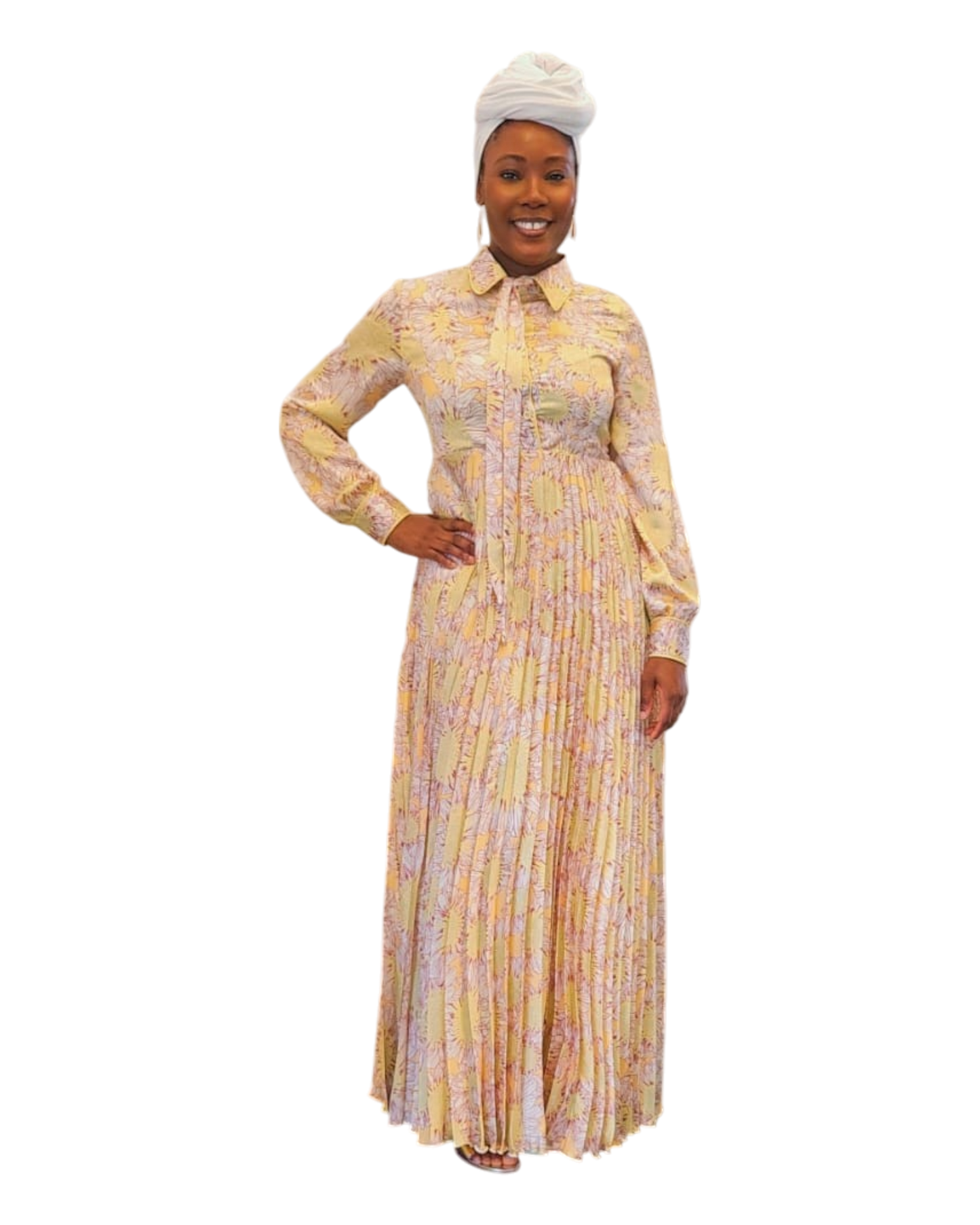 Golden Petal Maxi