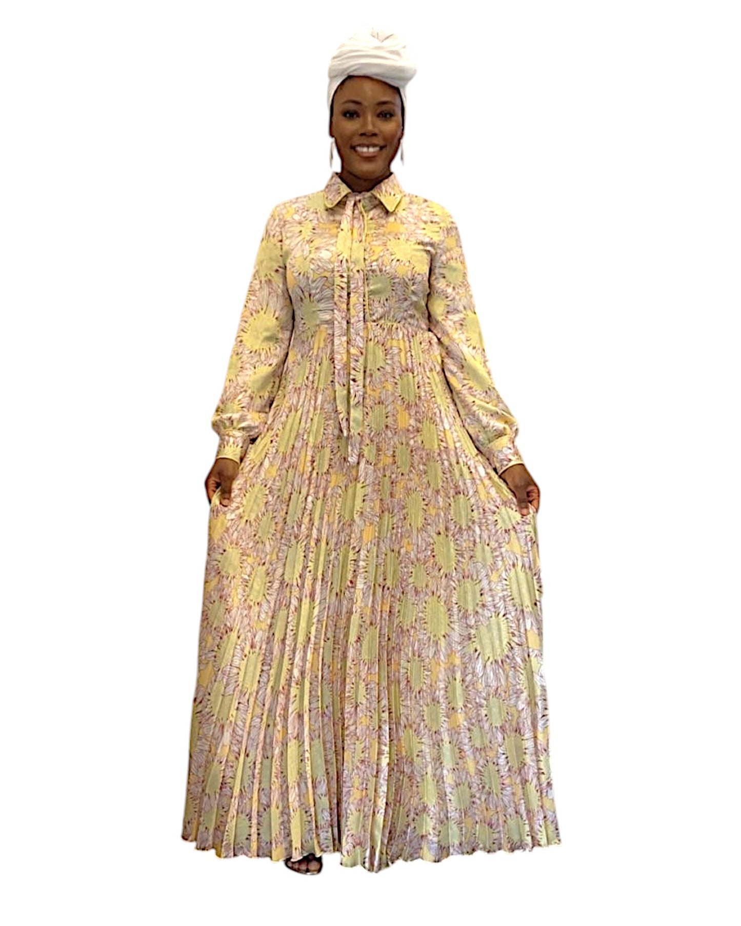 Golden Petal Maxi