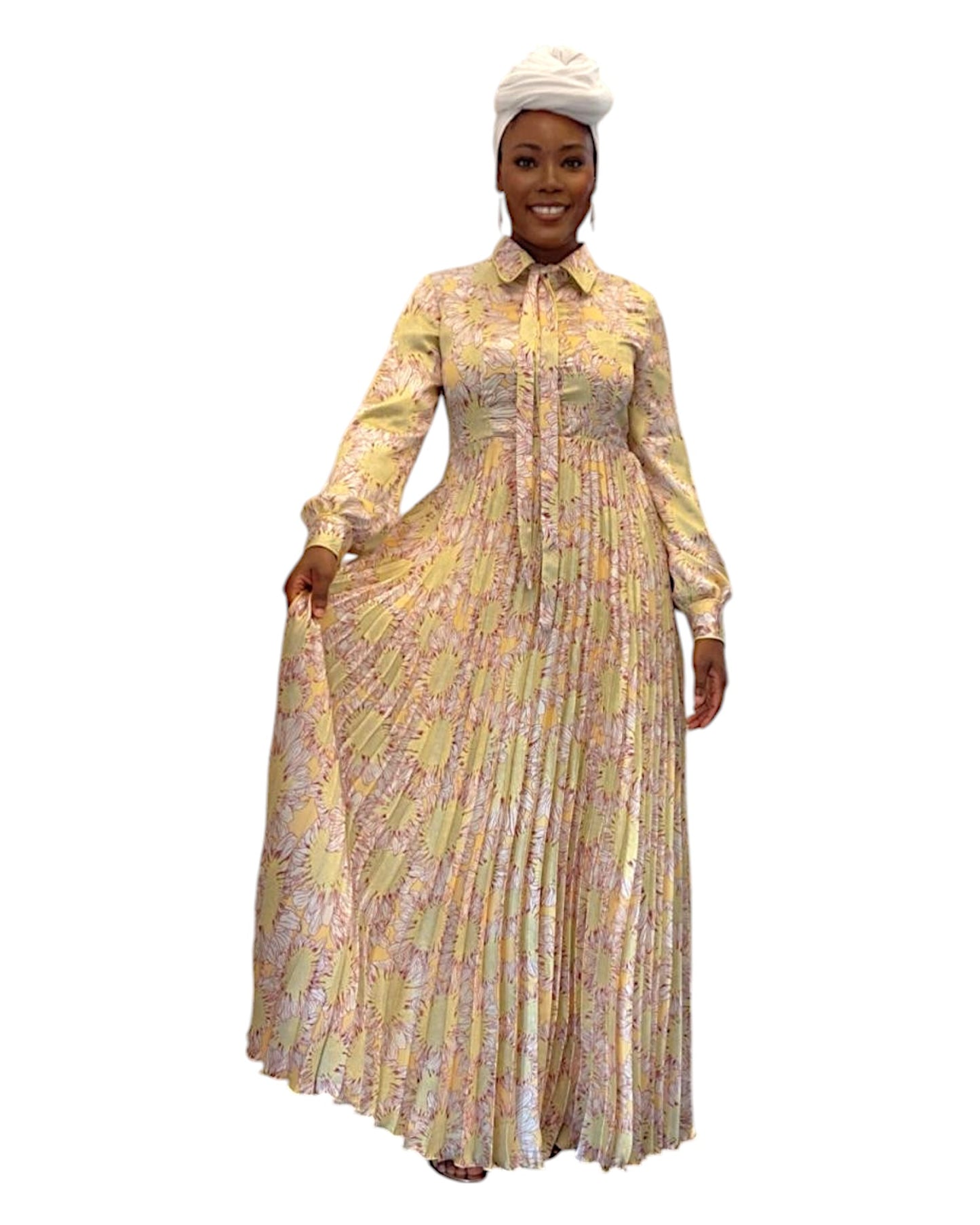Golden Petal Maxi