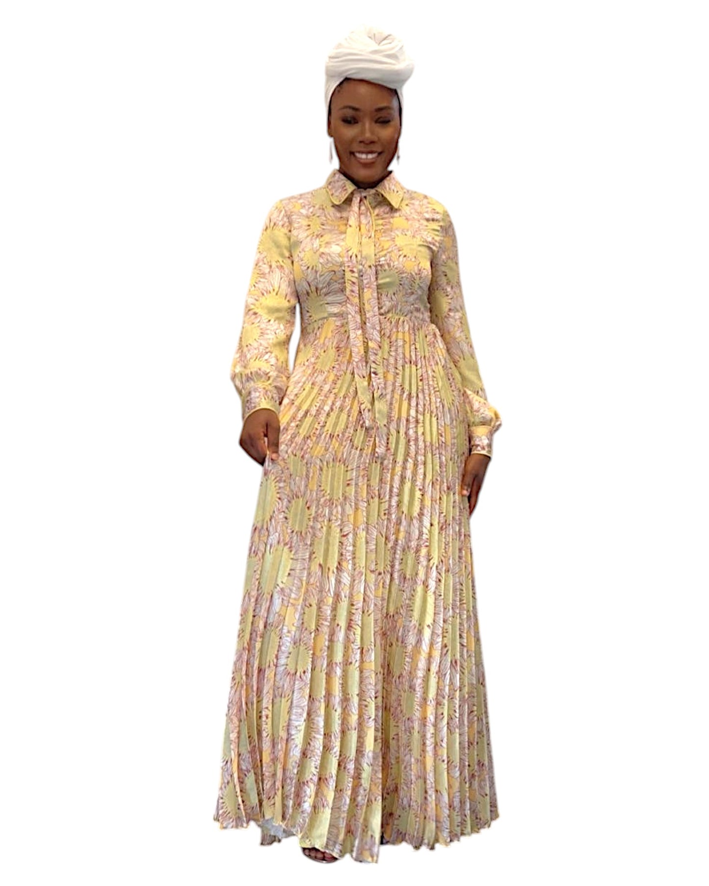 Golden Petal Maxi