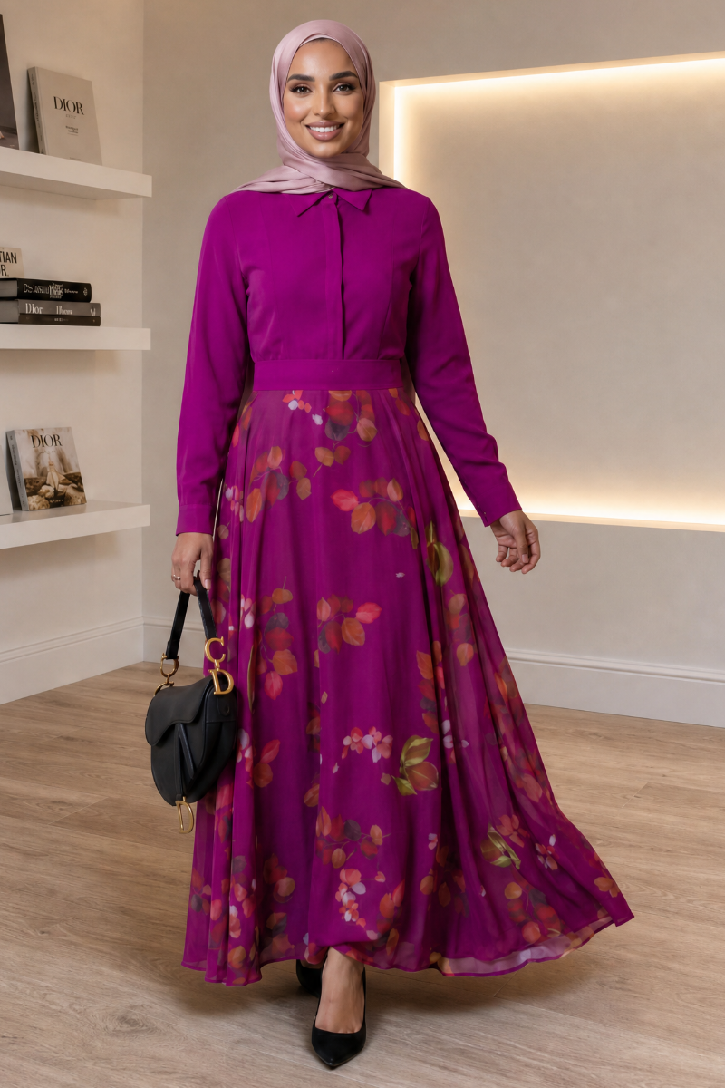 Luxe Harmony Maxi Dress - Purple
