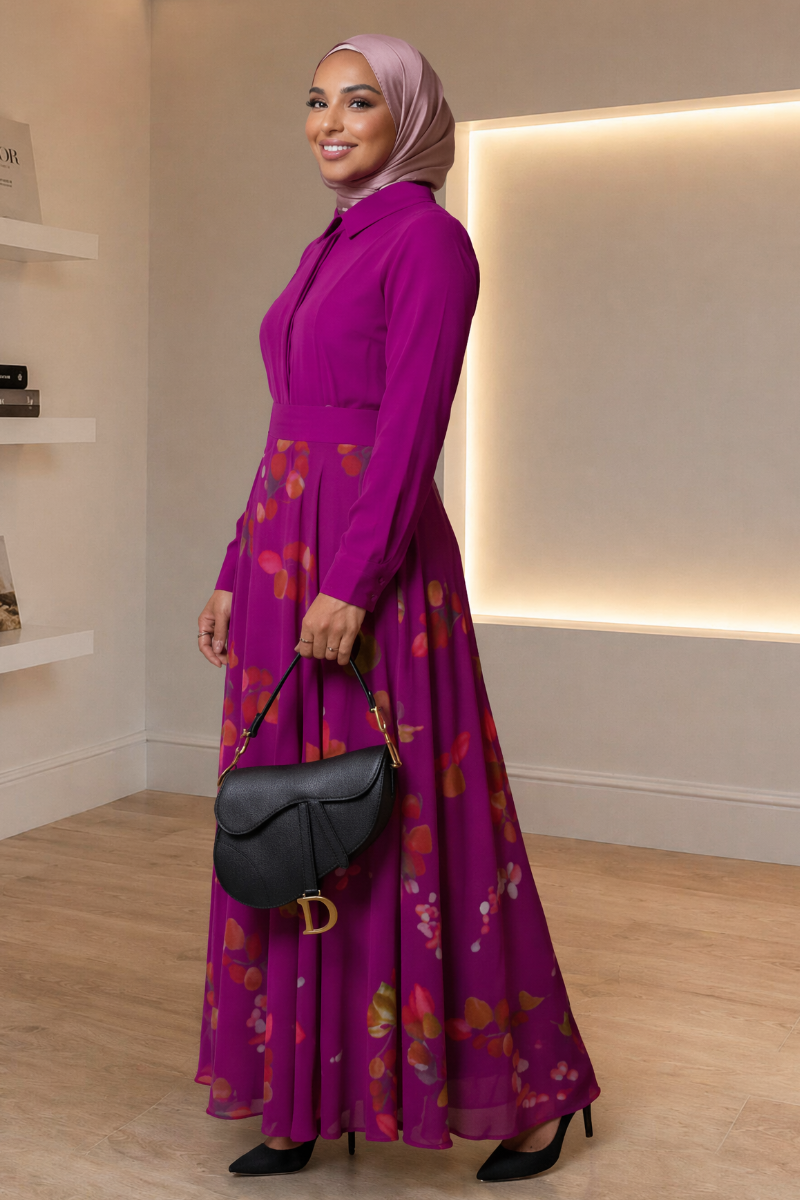 Luxe Harmony Maxi Dress - Purple