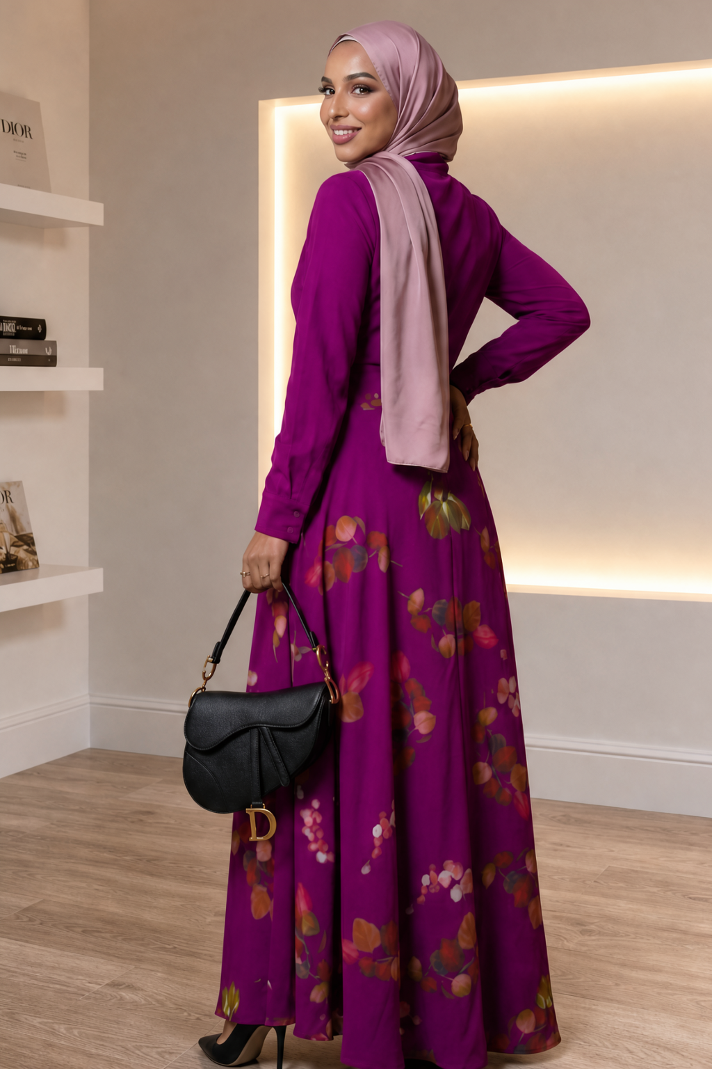 Luxe Harmony Maxi Dress - Purple
