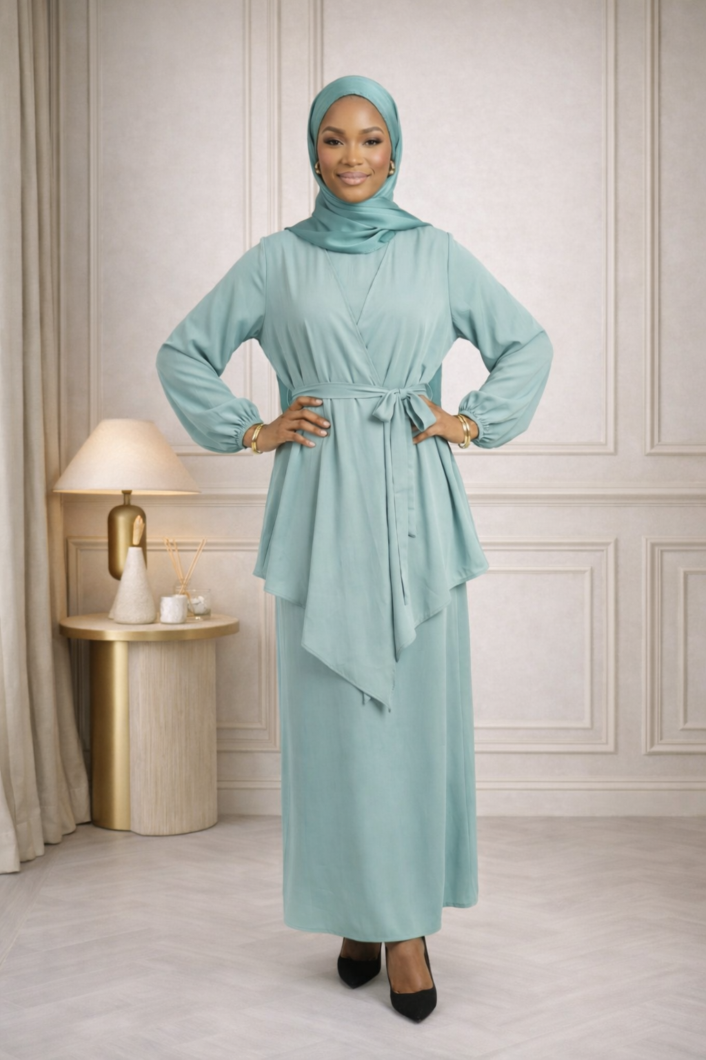 Opulent Flow Abaya