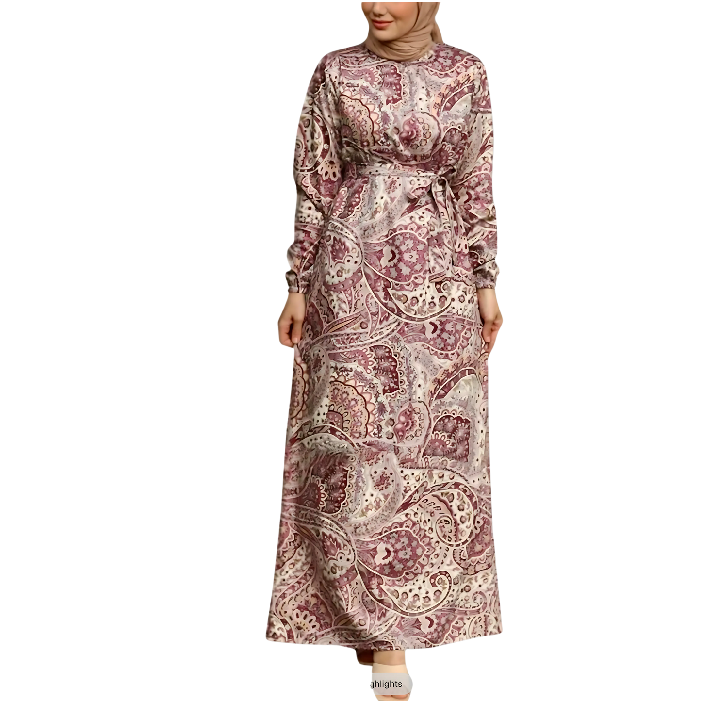 Paisley Elegance Maxi Dress