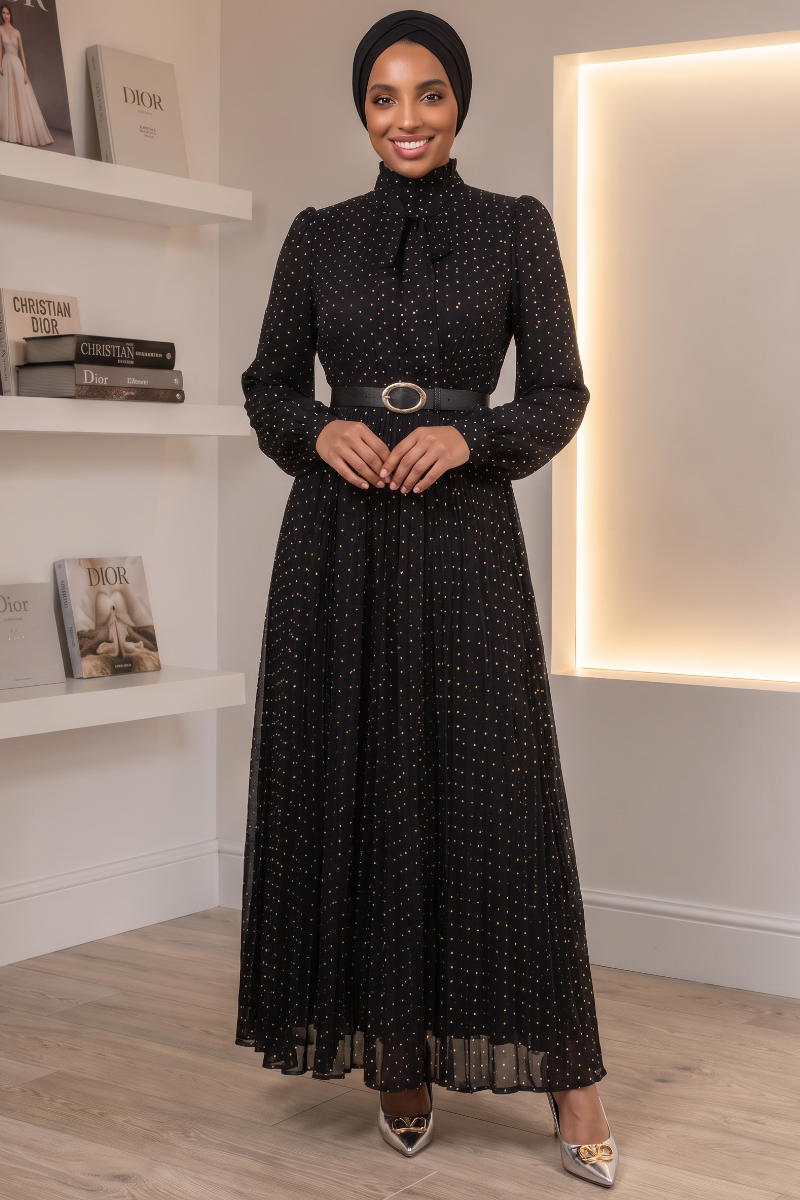 Polka Maxi Dress