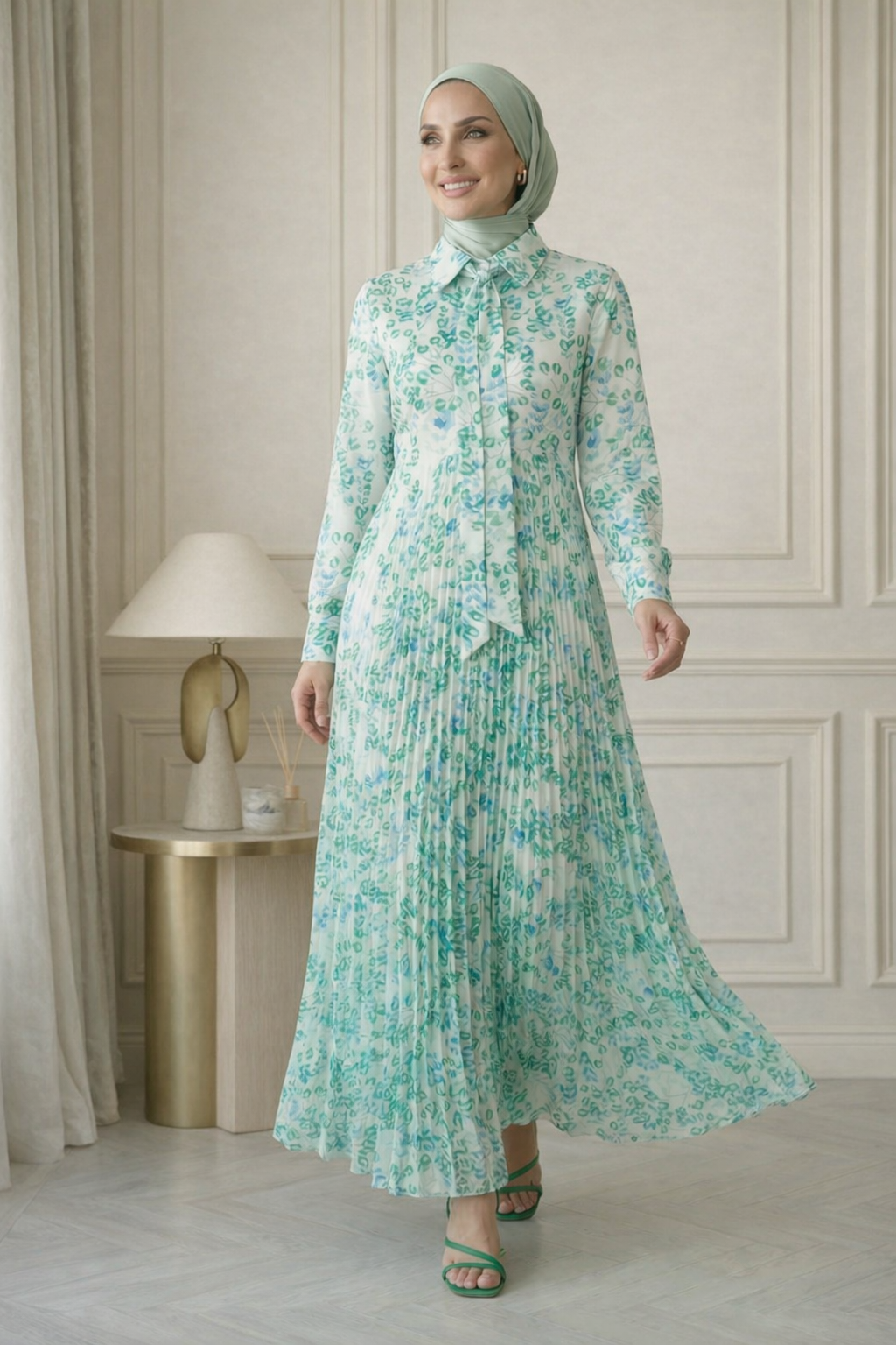 Sage Green Maxi Dress