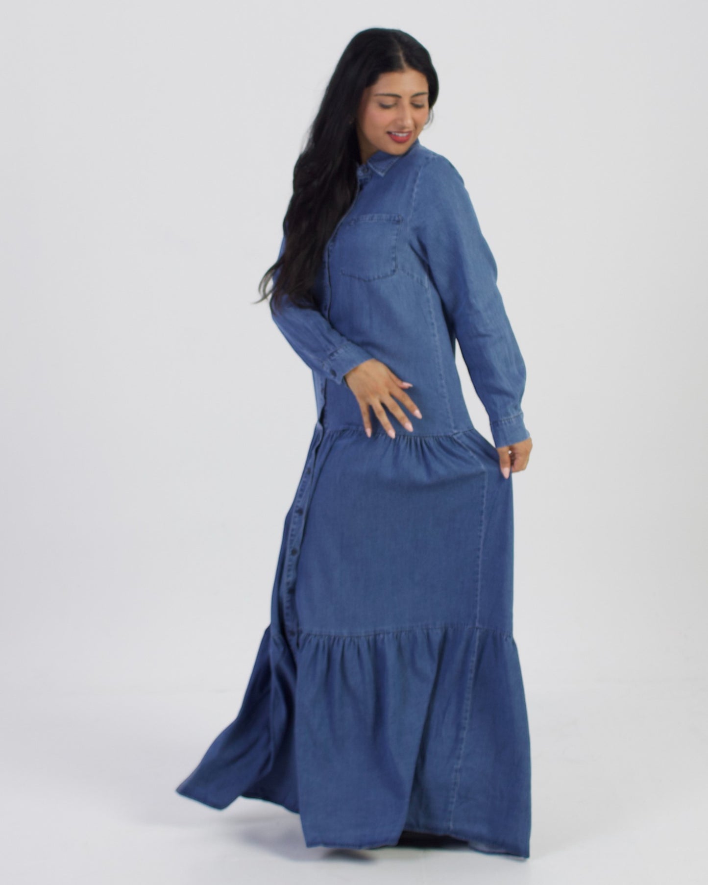 Denim Solace Maxi Dress