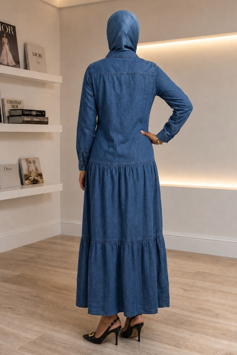 Denim Solace Maxi Dress