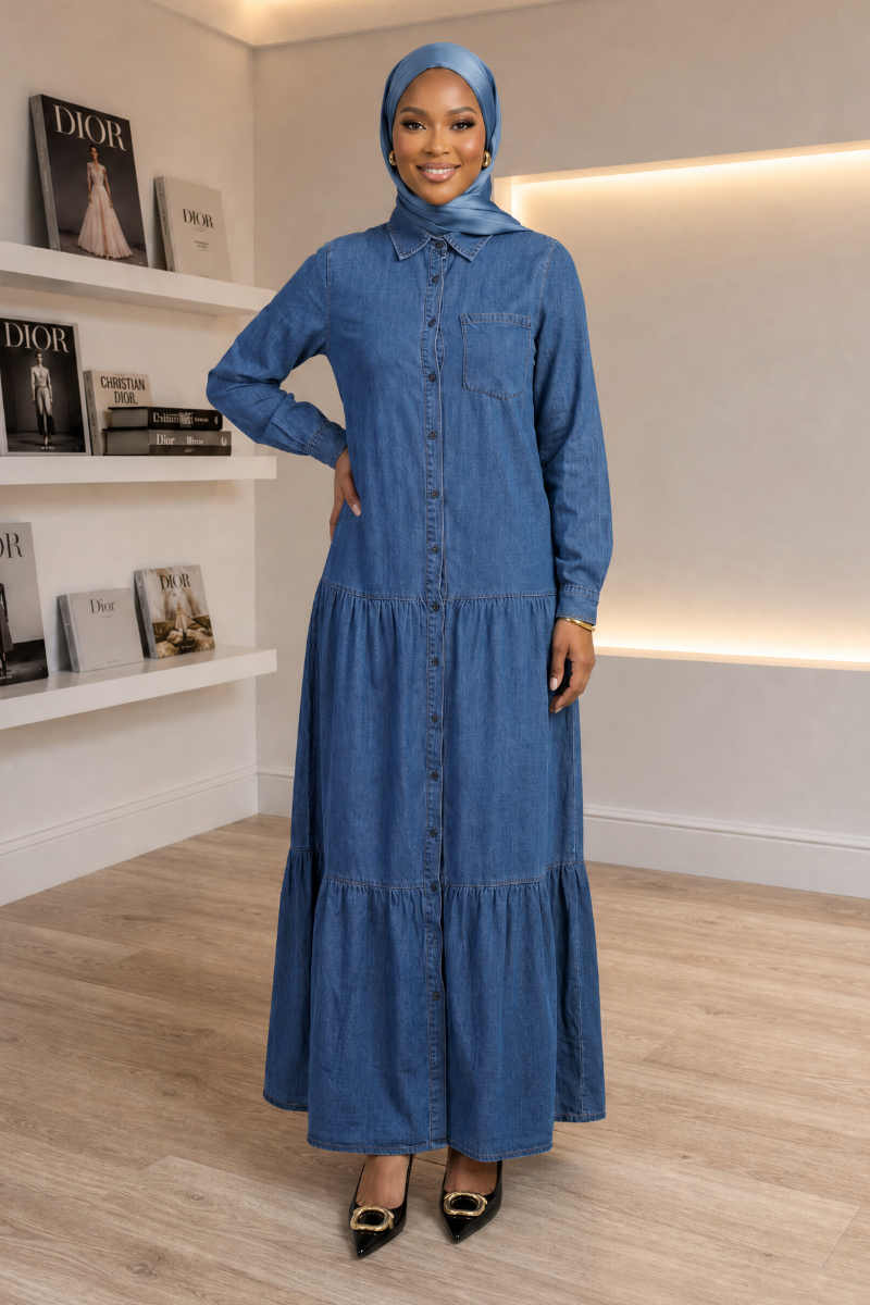 Denim Solace Maxi Dress