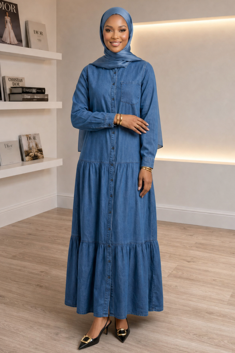 Denim Solace Maxi Dress