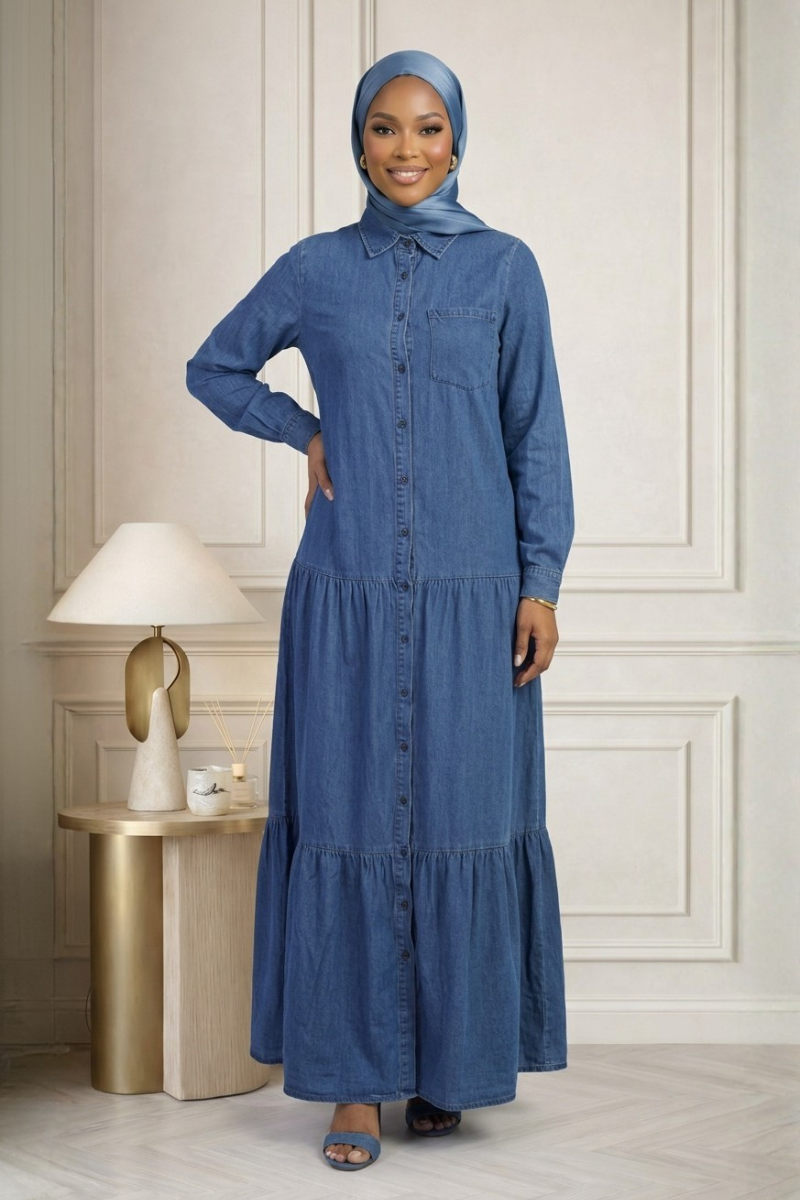 Denim Solace Maxi Dress