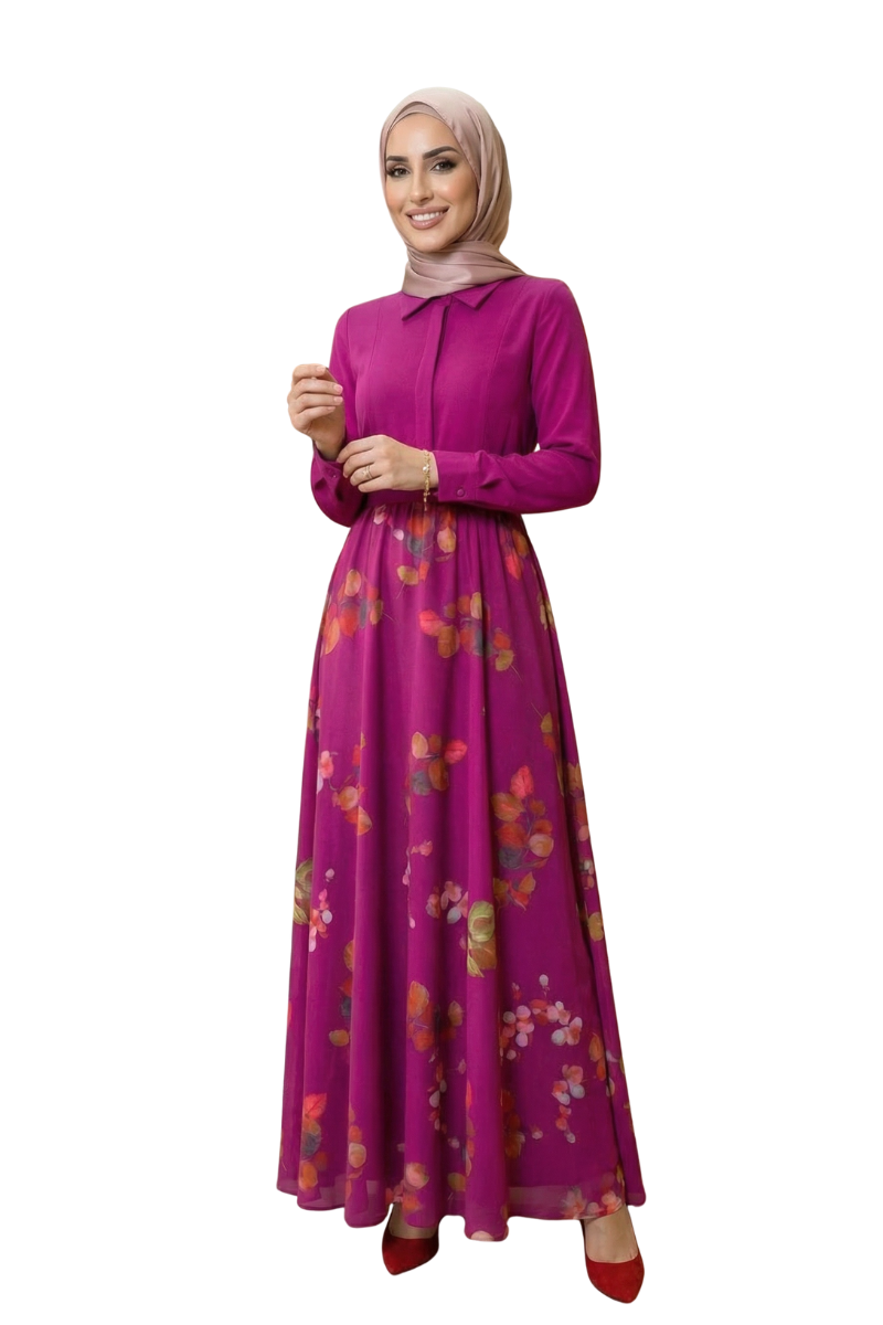 Luxe Harmony Maxi Dress - Purple