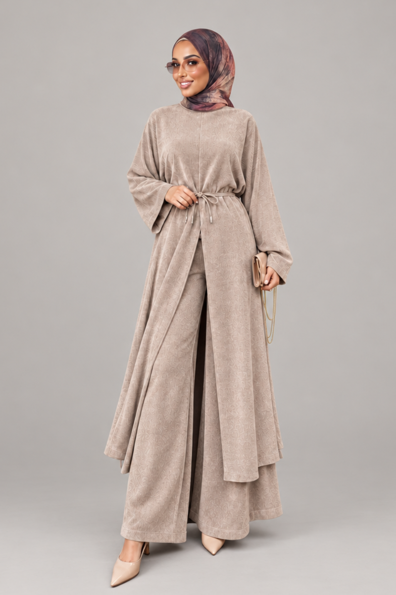 Velour Tunic Set