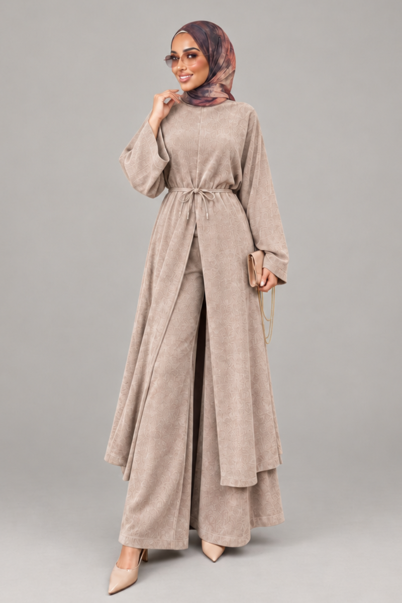 Velour Tunic Set