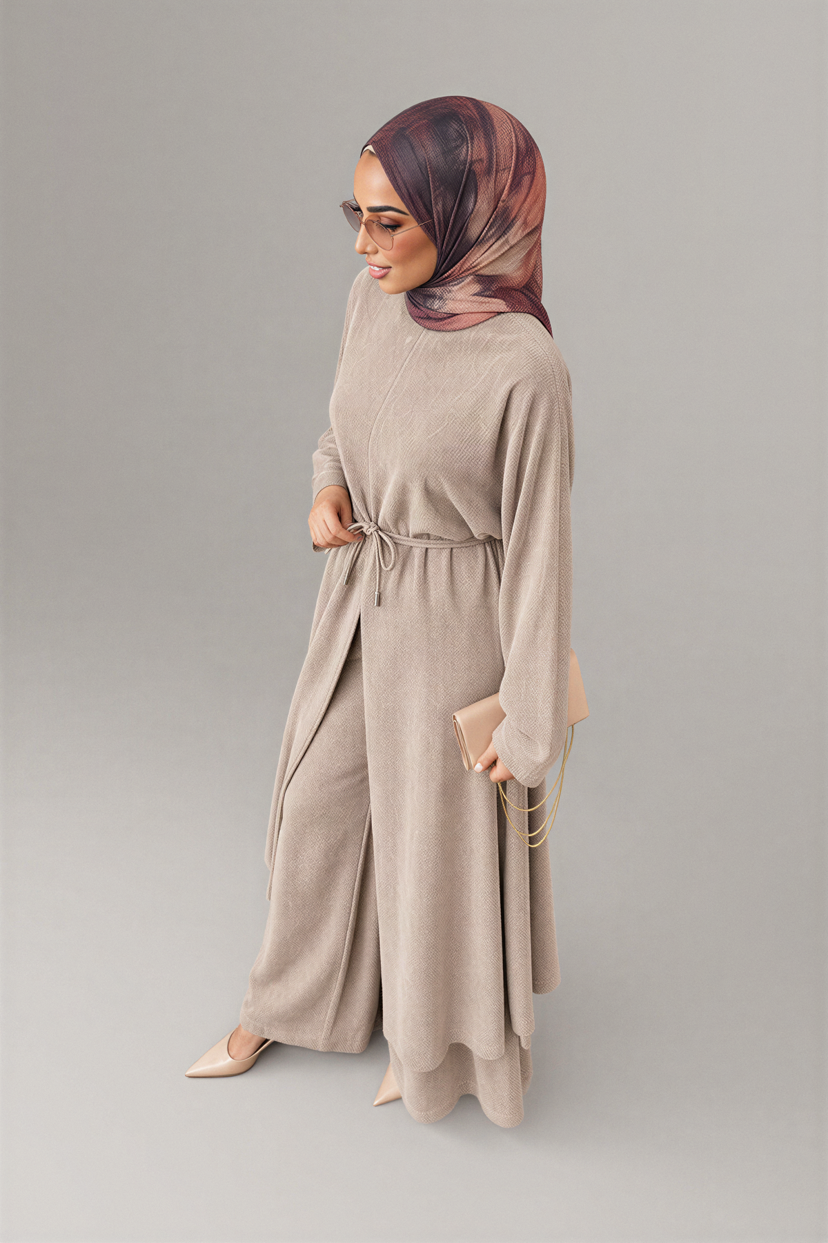 Velour Tunic Set